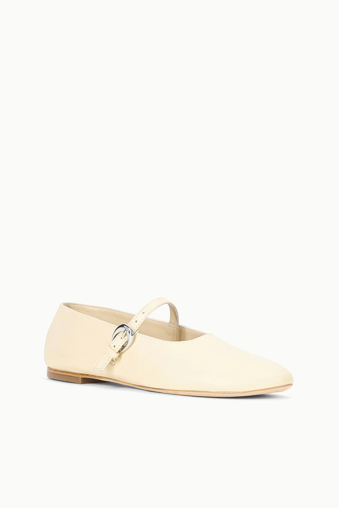 ALBA MARY JANE BALLET FLAT | CREAM sold by STAUD product image thumbnail 4