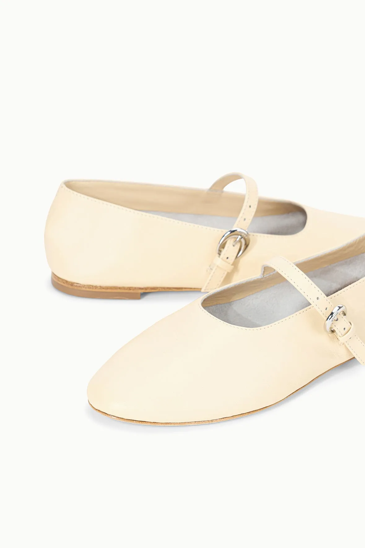 ALBA MARY JANE BALLET FLAT | CREAM sold by STAUD product image thumbnail 5