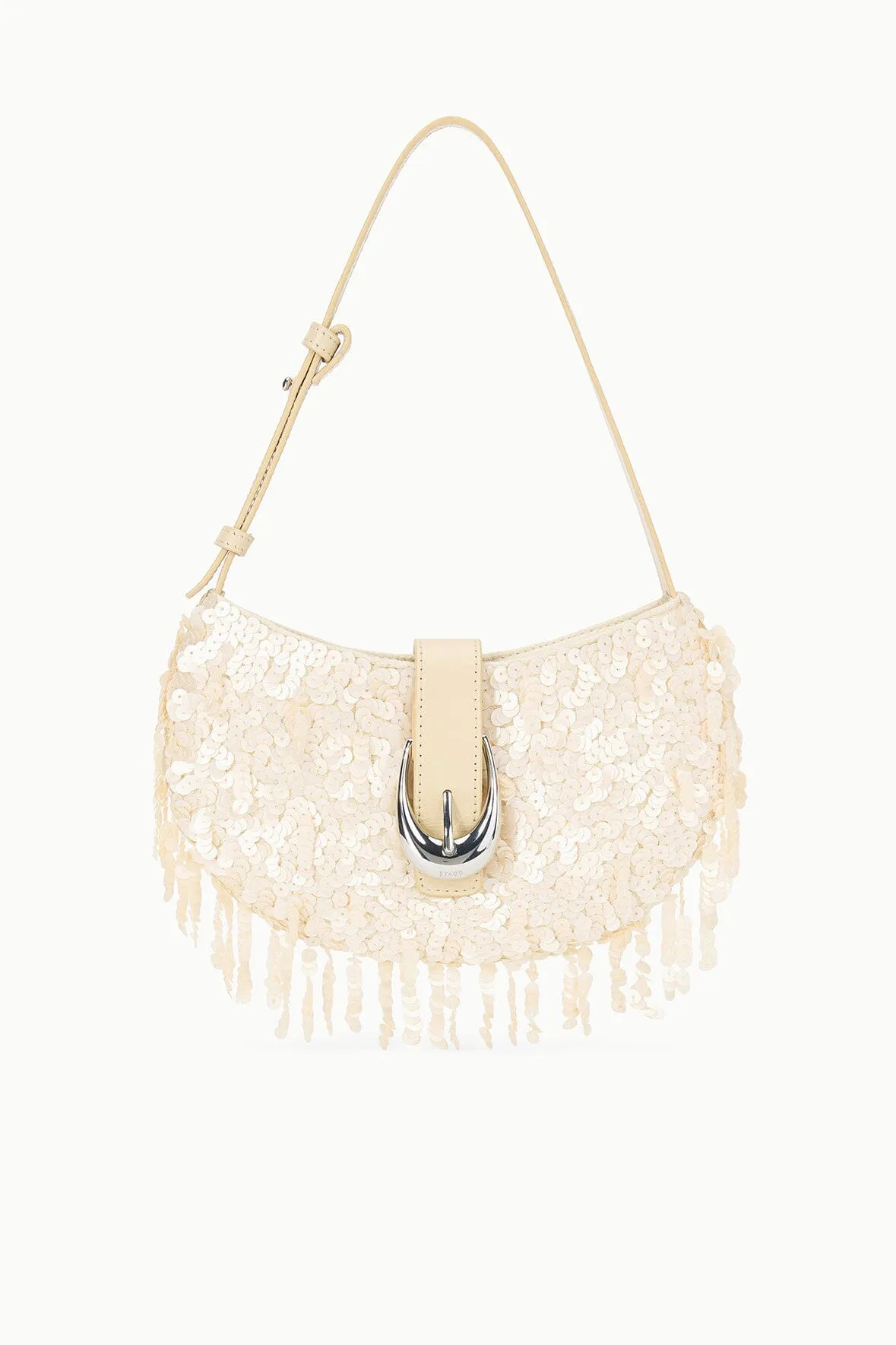 ALANA BAG | CREAM FRINGE sold by STAUD