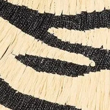 MOON RAFFIA BAG | ZEBRA RAFFIA sold by STAUD product image thumbnail 5