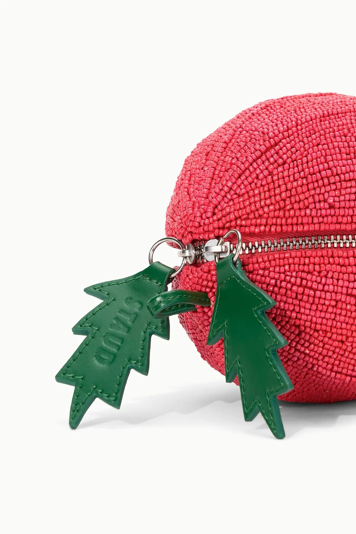 CAMPARI BEADED BAG | TOMATO sold by STAUD product image thumbnail 5