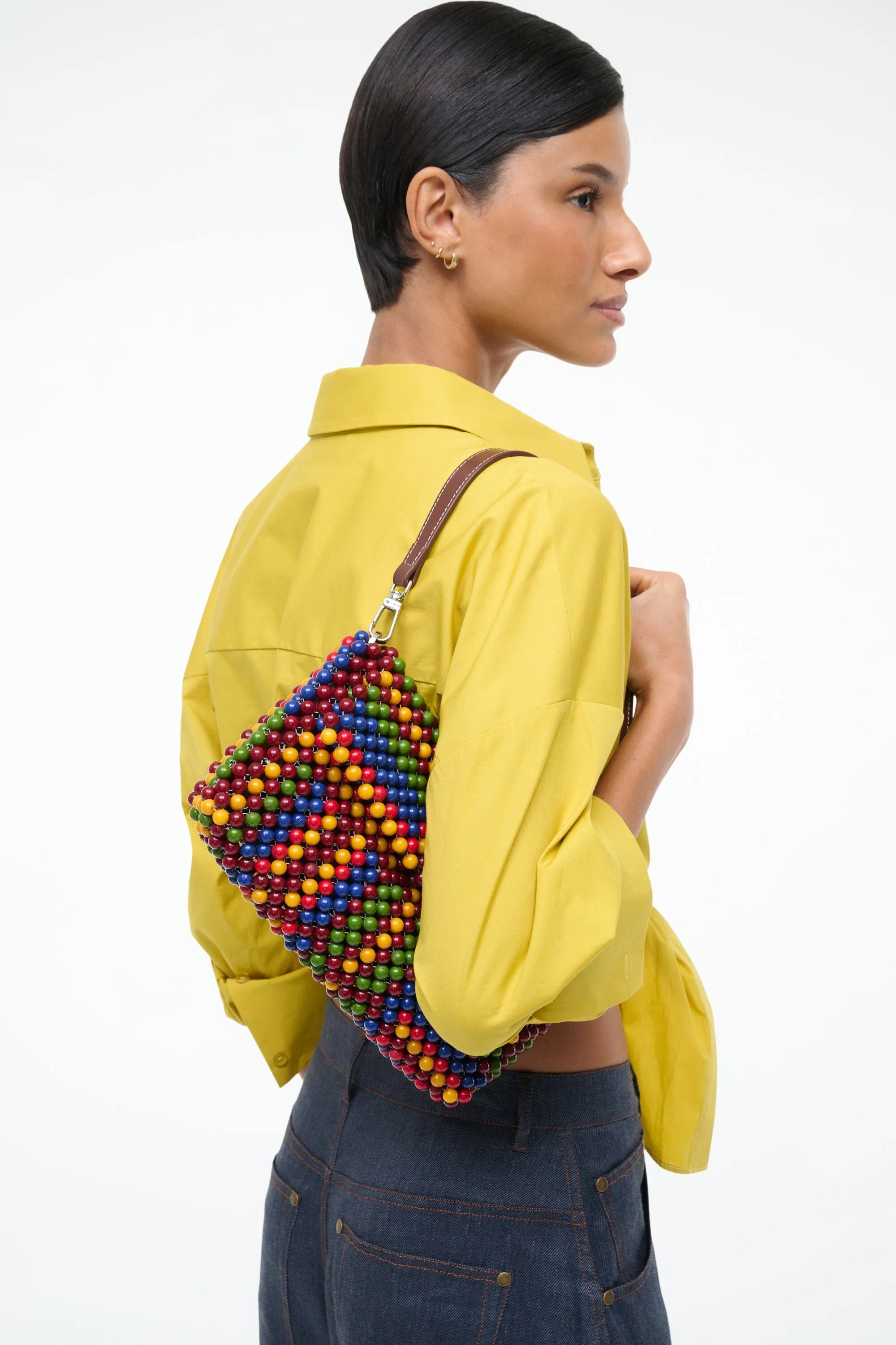 TIMMY SHOULDER BAG | JUNGLE STRIPE sold by STAUD product image thumbnail 2