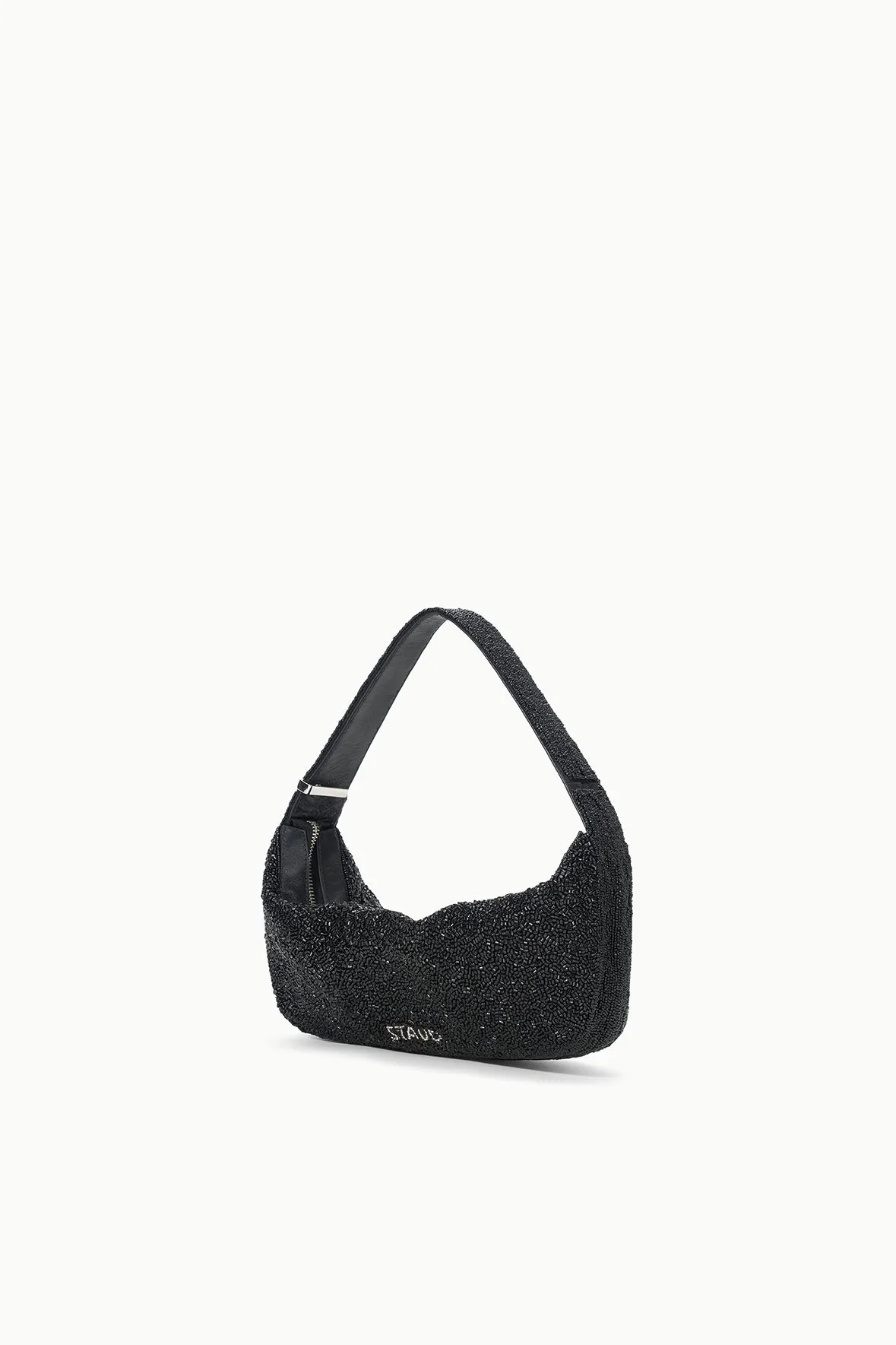 DEMY BEADED SHOULDER BAG | BLACK sold by STAUD product image thumbnail 3