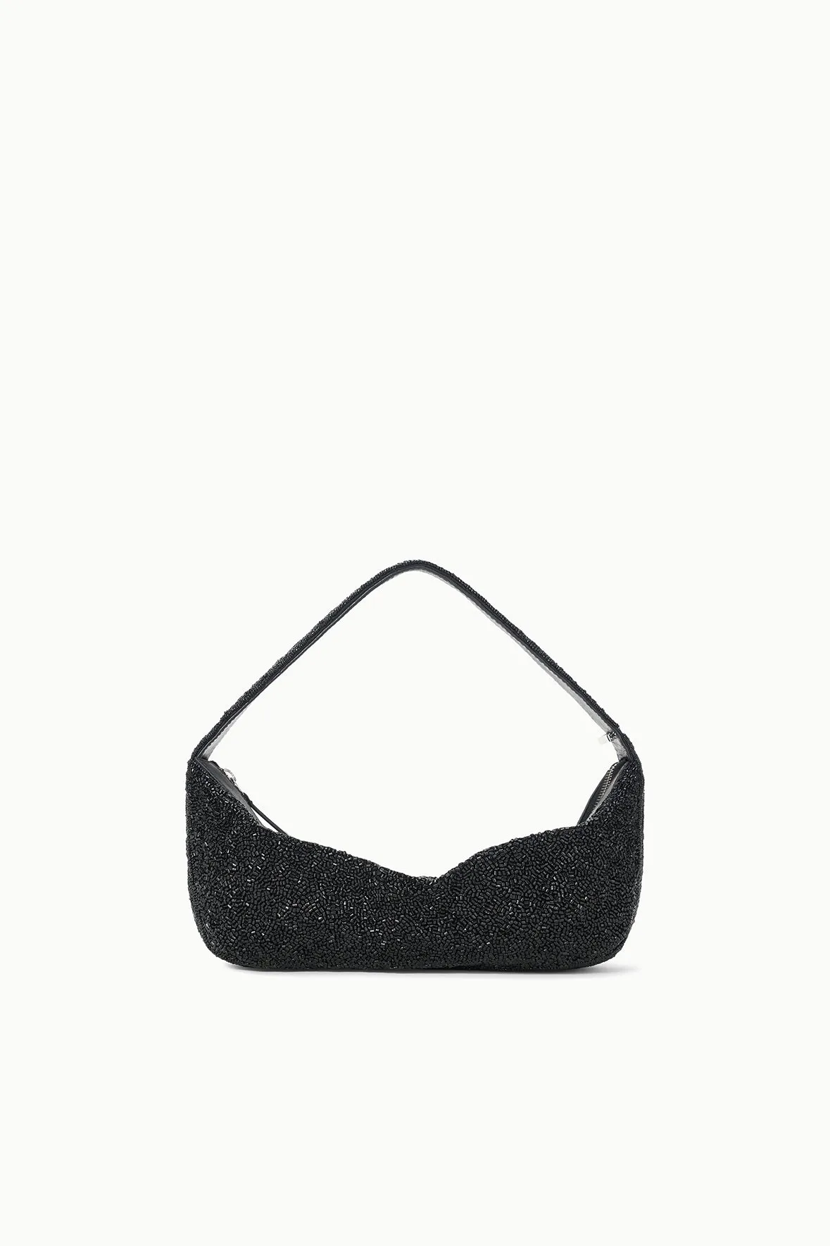 DEMY BEADED SHOULDER BAG | BLACK sold by STAUD