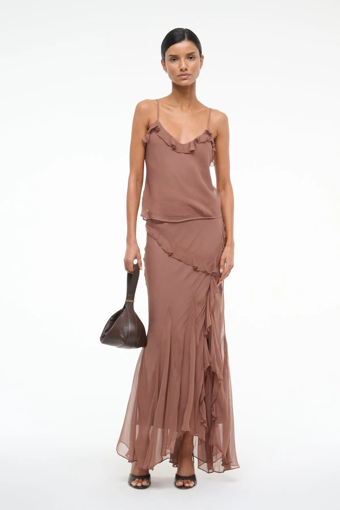 DEMY SHOULDER BAG | ESPRESSO sold by STAUD product image thumbnail 2