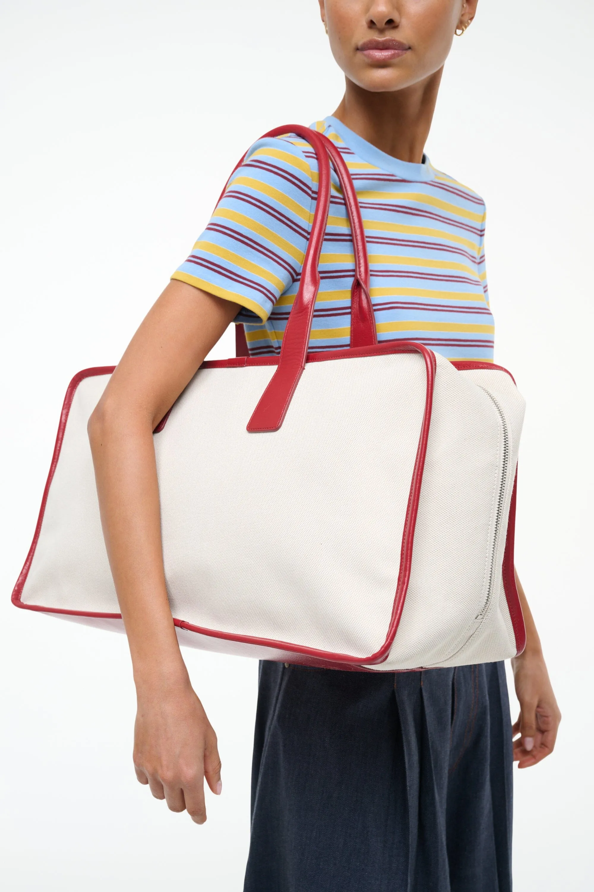 DUDE TRAVEL BAG | NATURAL ROUGE sold by STAUD product image thumbnail 4