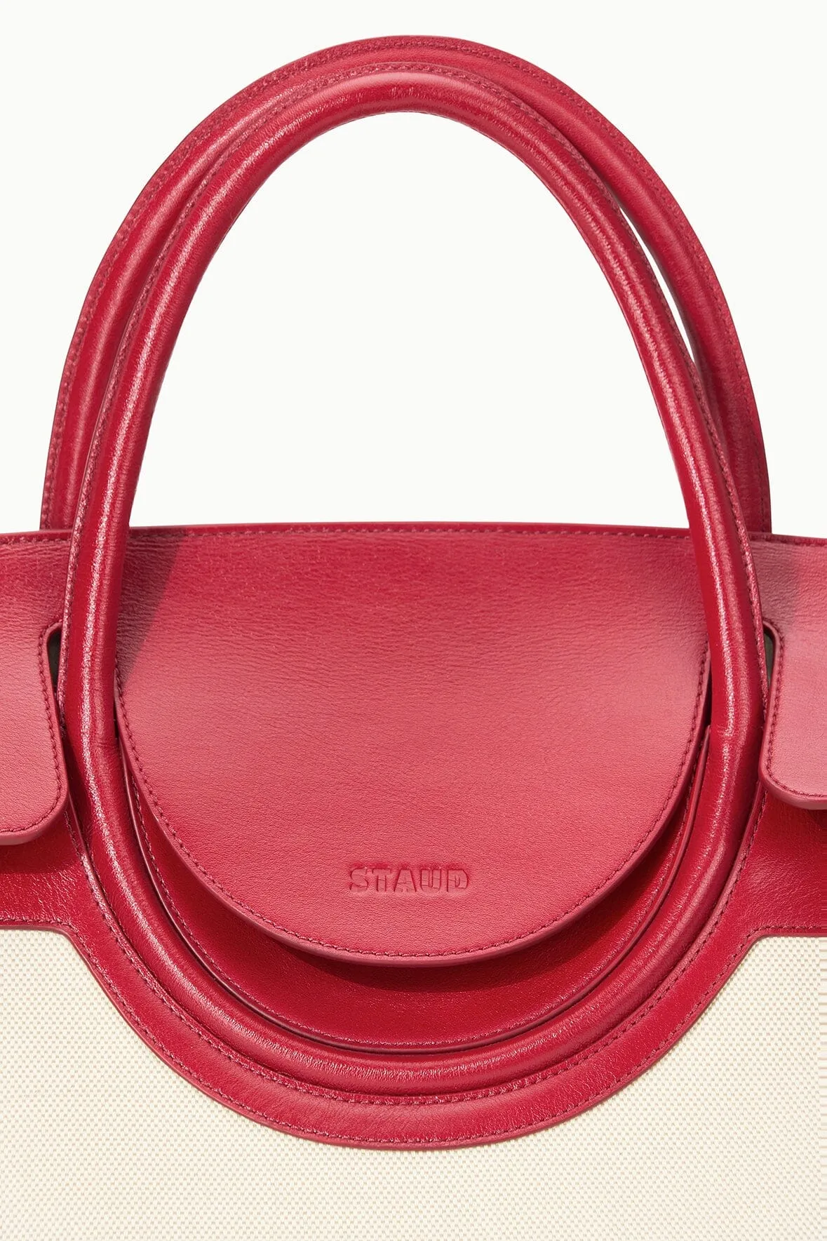 LARGE MAUDE CARRYALL | NATURAL ROUGE sold by STAUD product image thumbnail 5