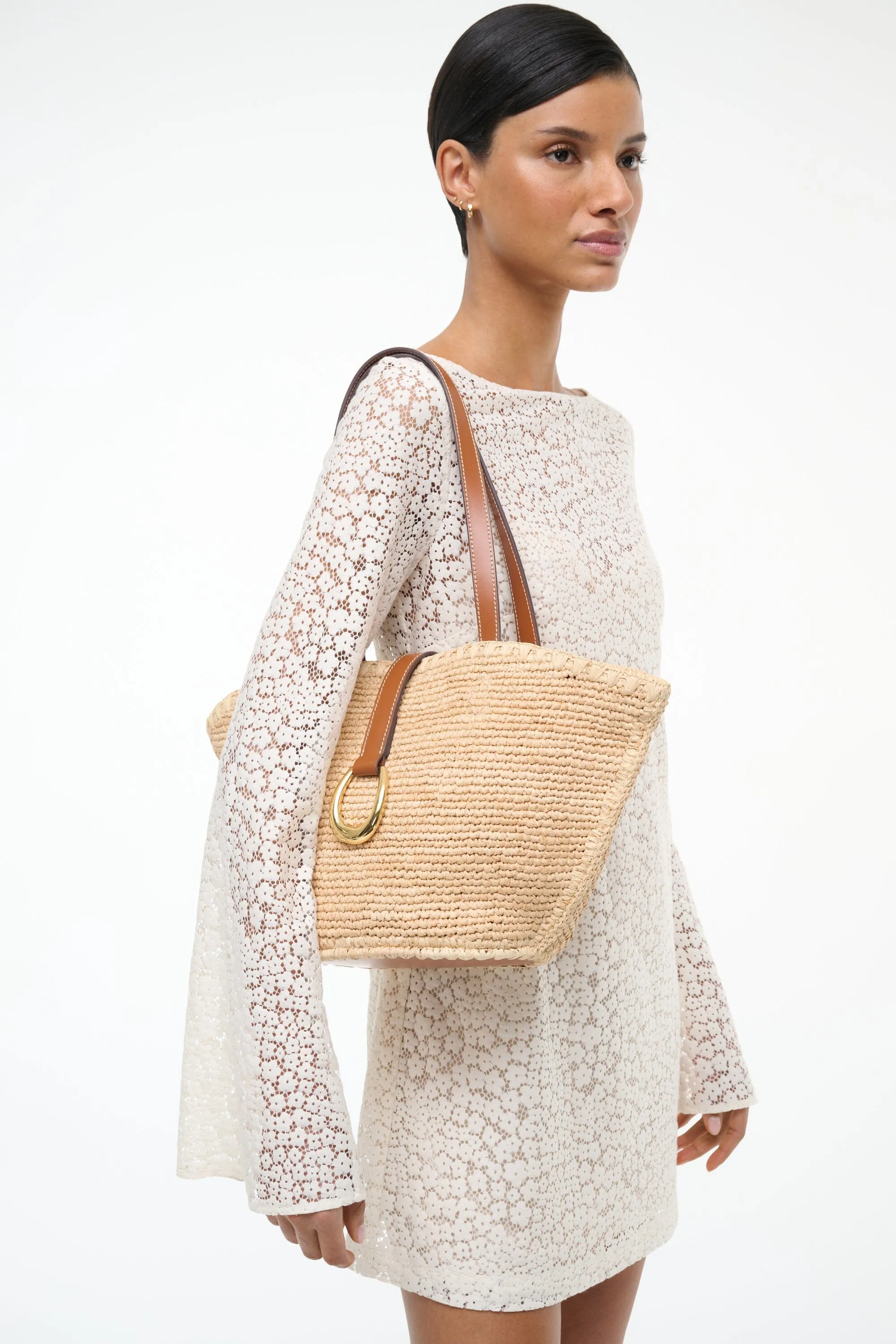VISTA TOTE | NATURAL TAN sold by STAUD product image thumbnail 2