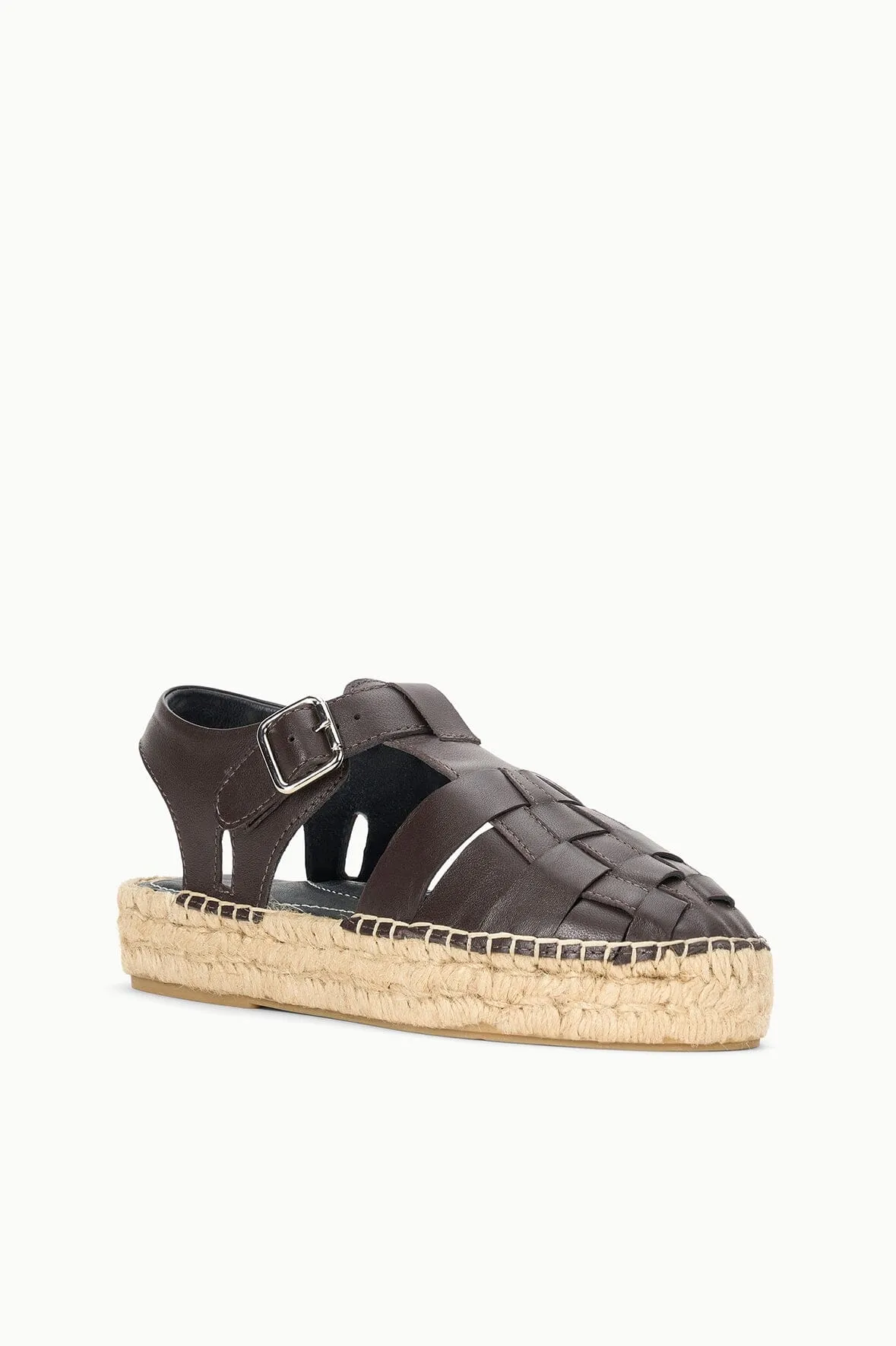 HEMINGWAY FISHERMAN SANDAL | ESPRESSO sold by STAUD product image thumbnail 3