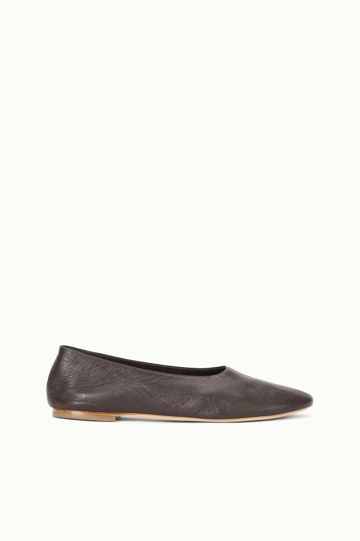 ALBA BALLET FLAT | ESPRESSO sold by STAUD