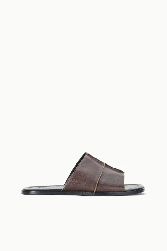 DANIELLA SANDAL | ESPRESSO sold by STAUD