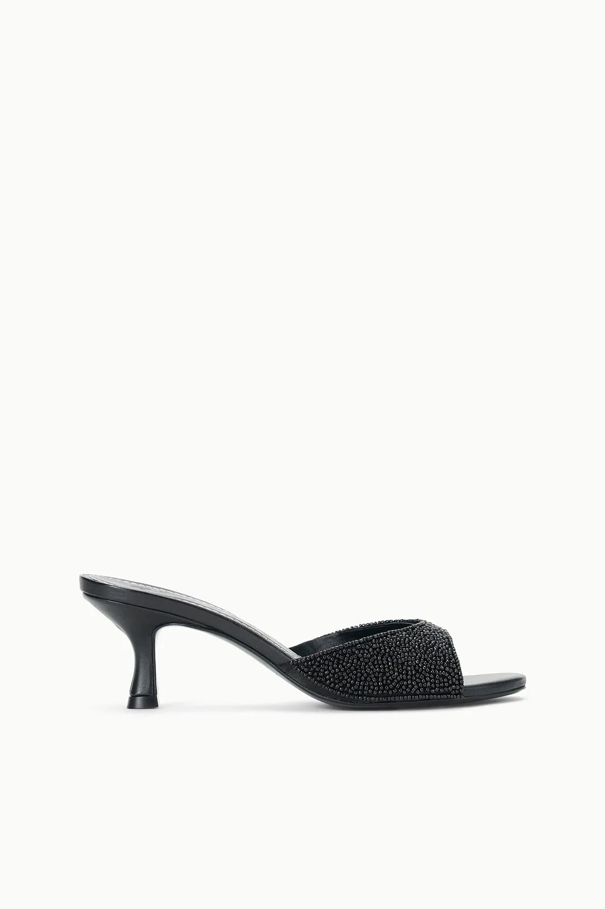 BRIGITTE MULE | BLACK BEADED sold by STAUD