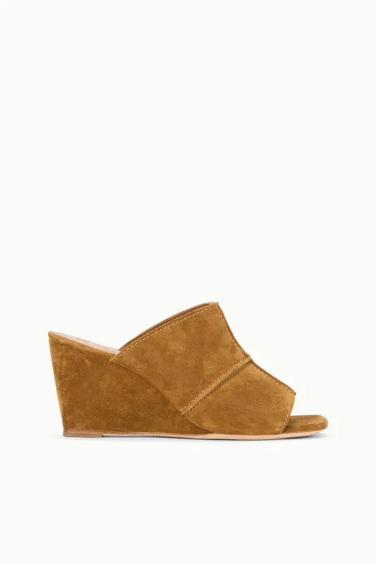 DANIELLA WEDGE | TAN sold by STAUD