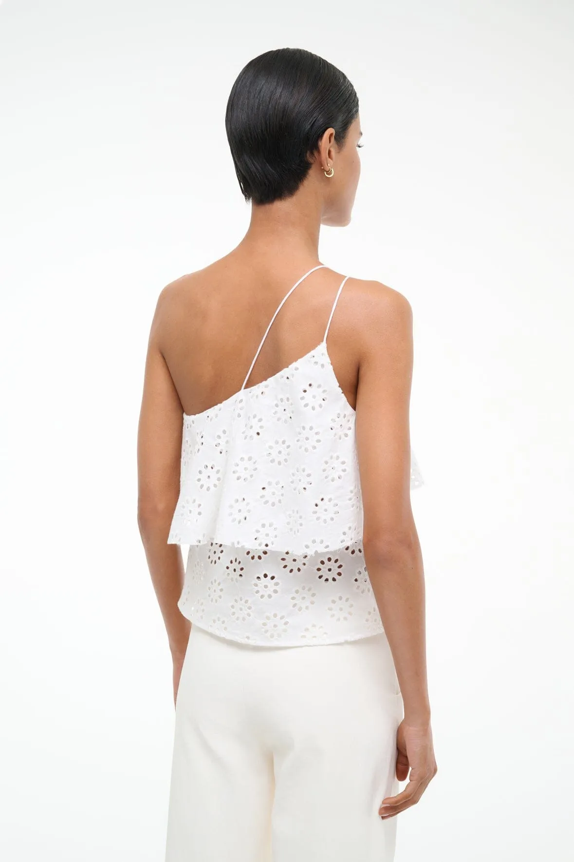 ISA TOP | WHITE EYELET sold by STAUD product image thumbnail 3
