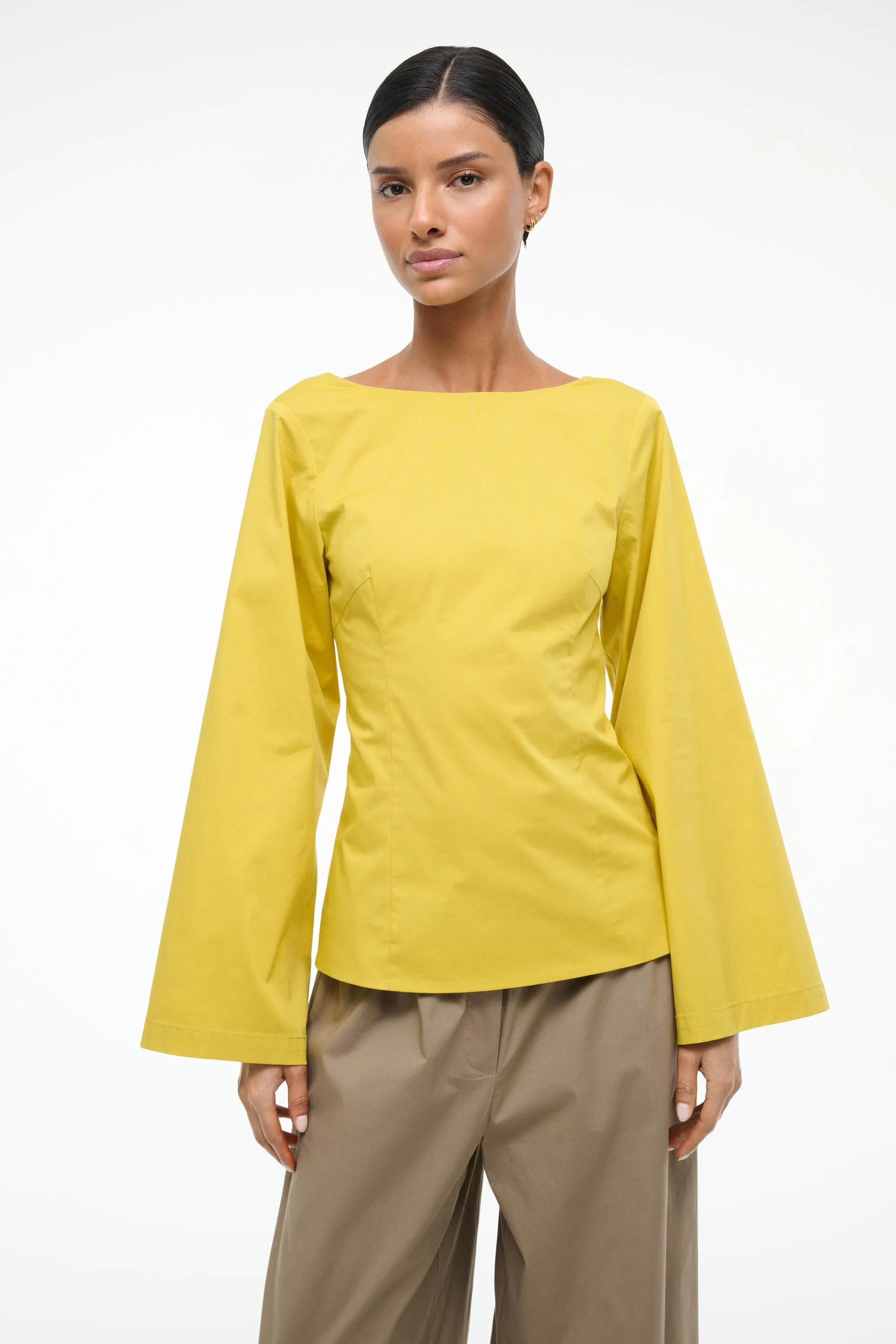 MINA TOP | CHARTREUSE sold by STAUD product image thumbnail 4