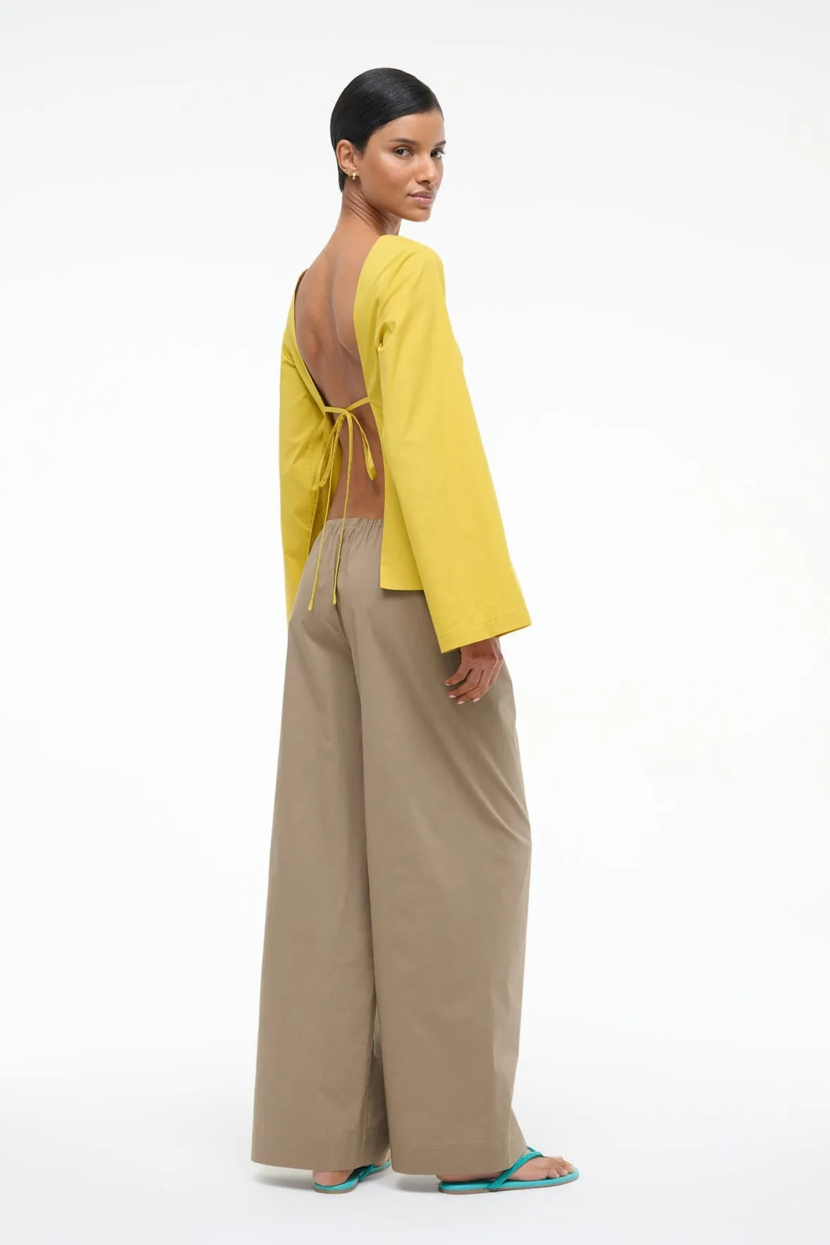 MINA TOP | CHARTREUSE sold by STAUD product image thumbnail 5