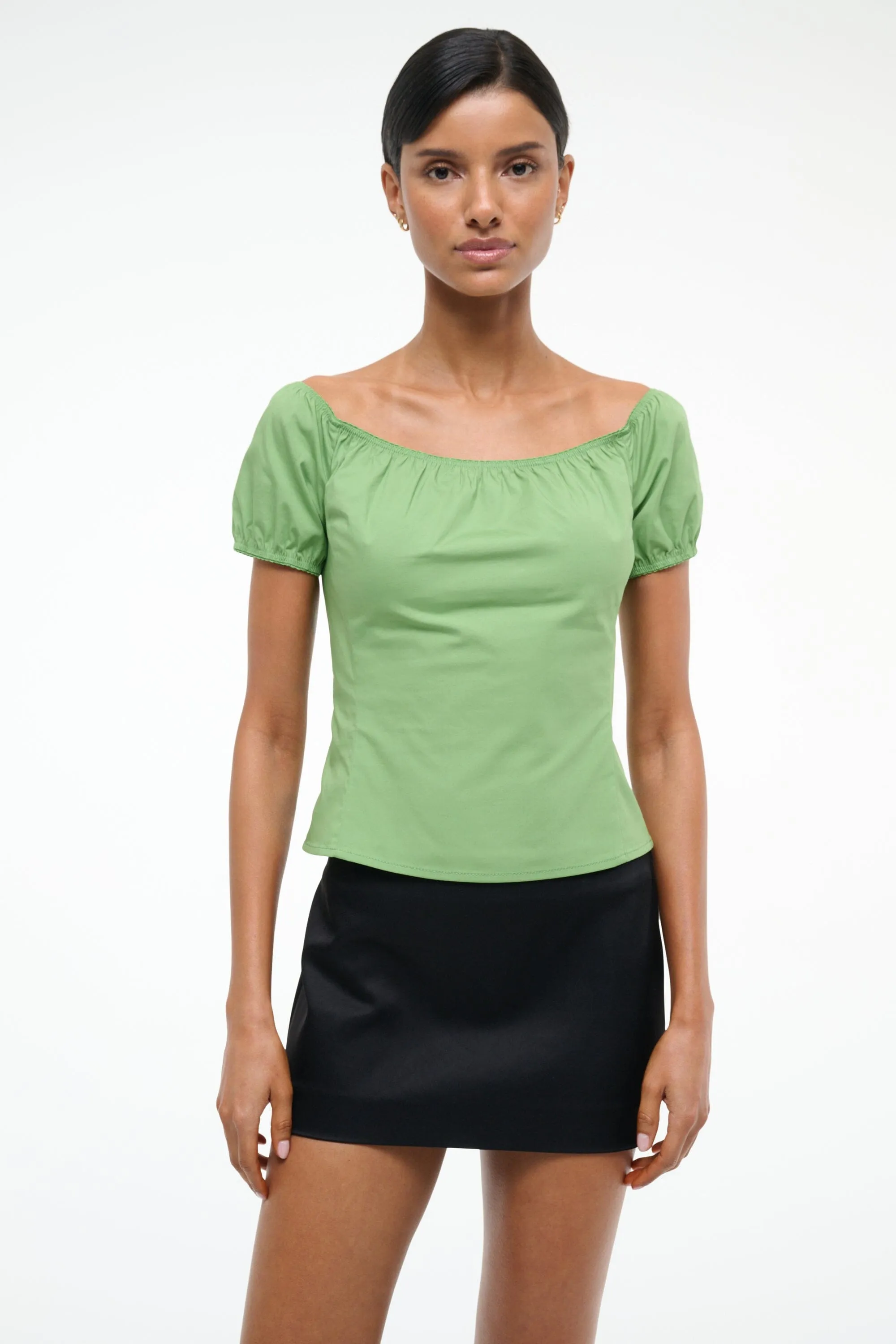 HELENE TOP | LEAF sold by STAUD product image thumbnail 2
