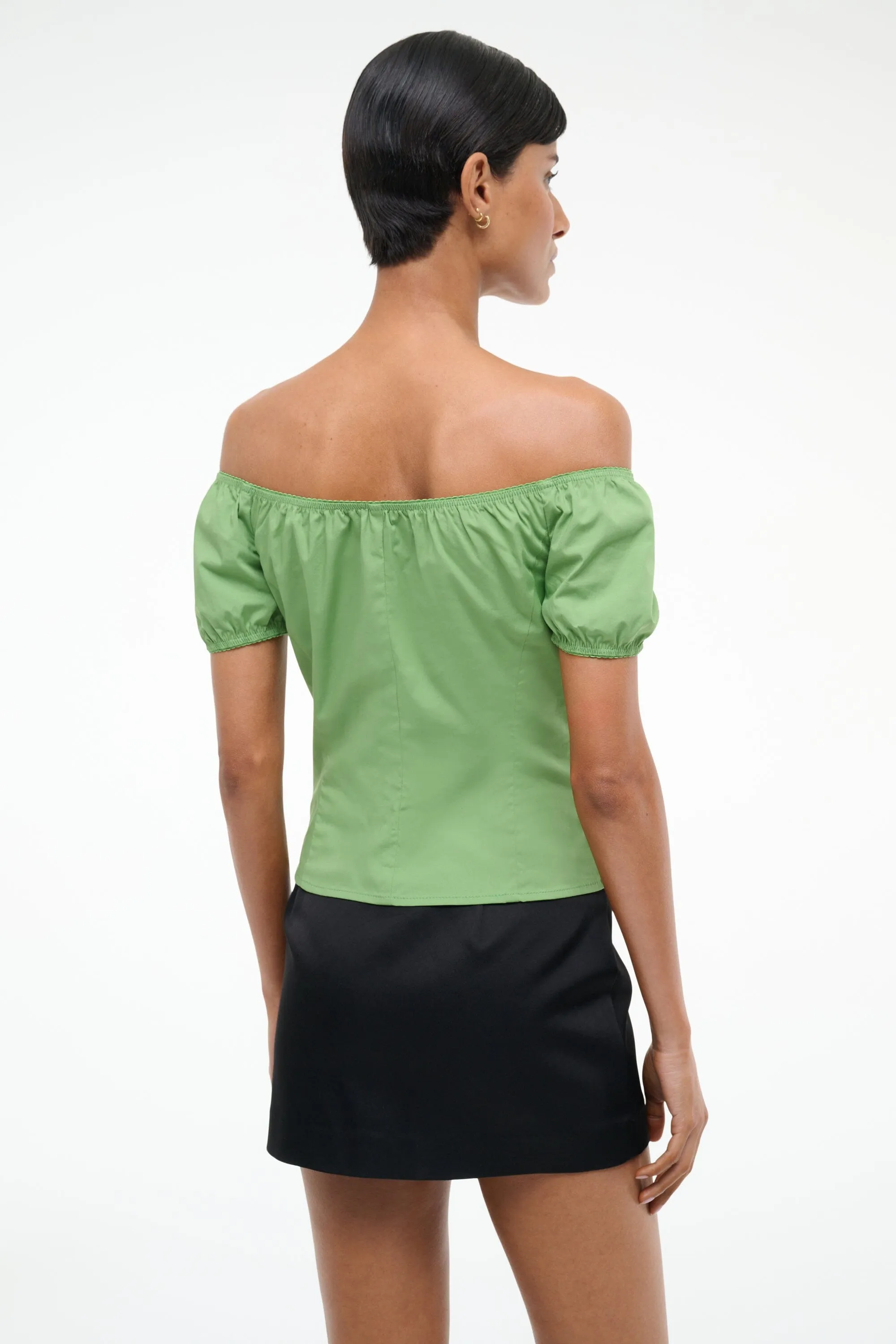 HELENE TOP | LEAF sold by STAUD product image thumbnail 4
