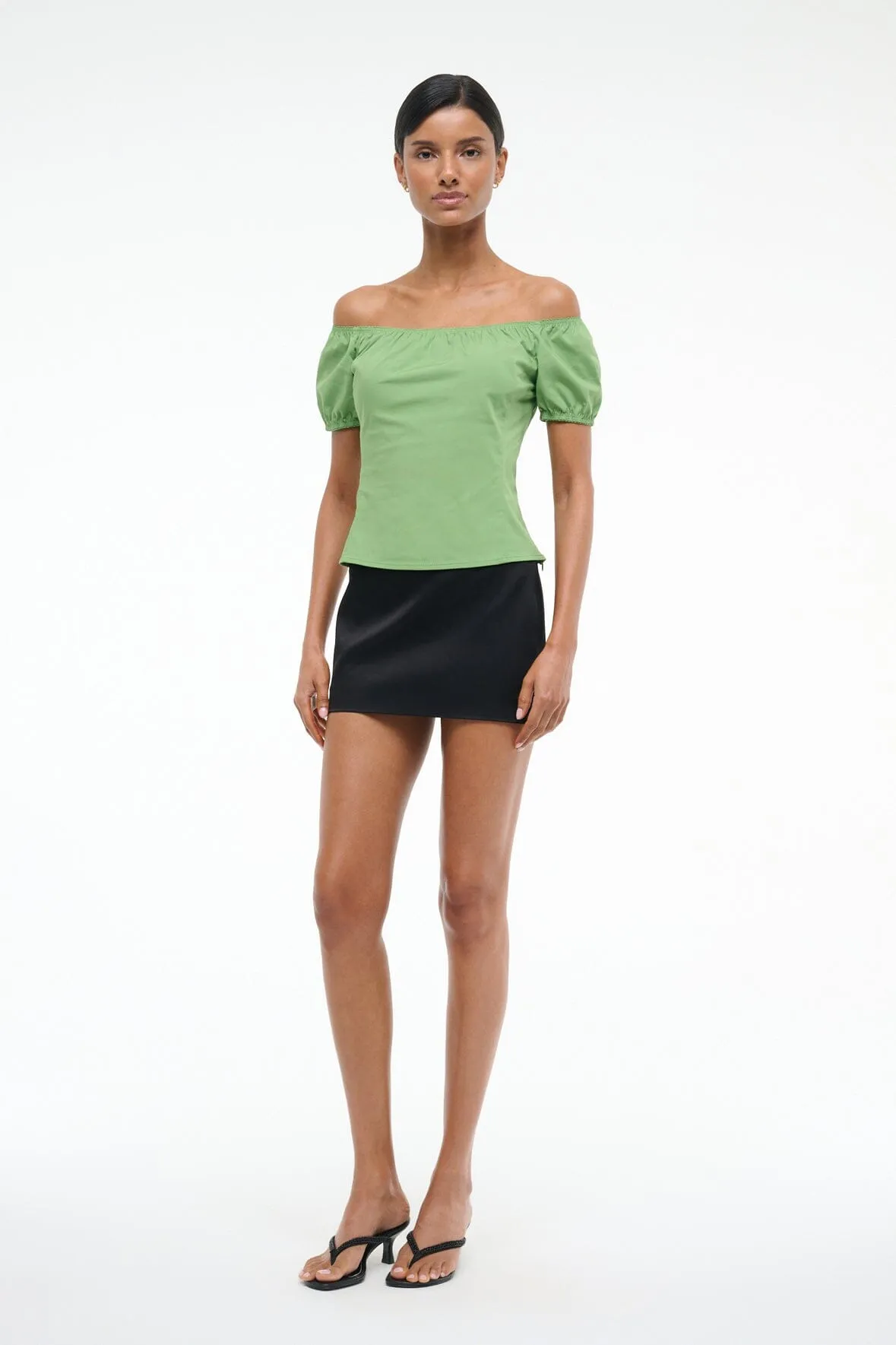 HELENE TOP | LEAF sold by STAUD