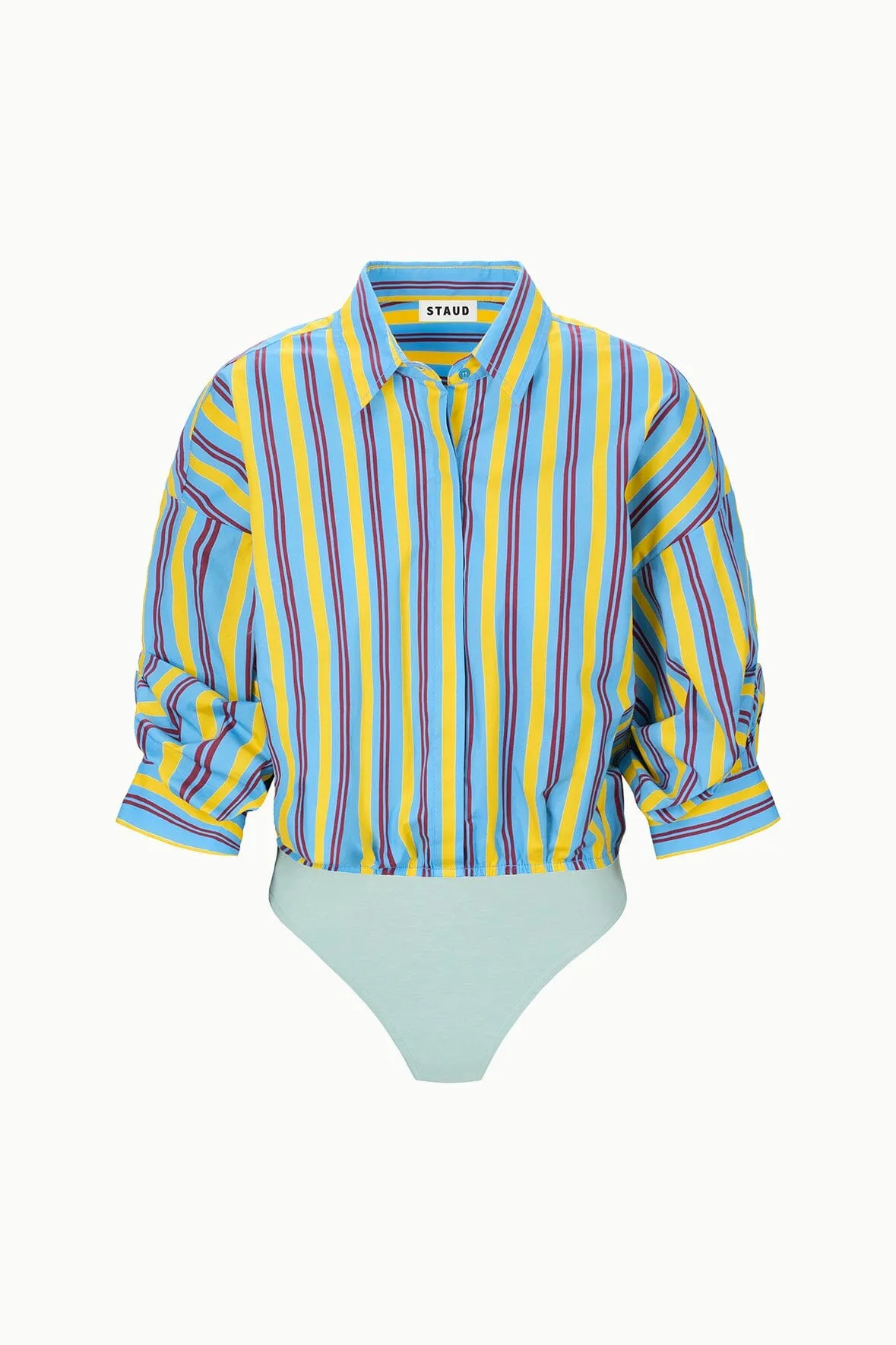 TRAVERSE BODYSUIT | LINUS STRIPE sold by STAUD product image thumbnail 5
