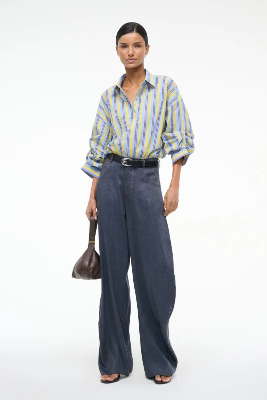 TRAVERSE BODYSUIT | LINUS STRIPE sold by STAUD