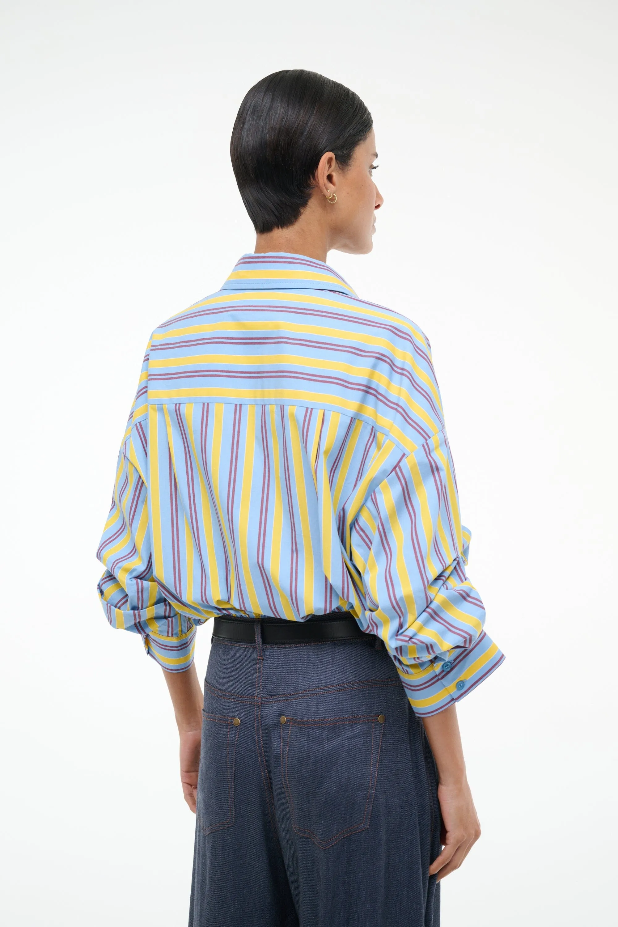 TRAVERSE BODYSUIT | LINUS STRIPE sold by STAUD product image thumbnail 4