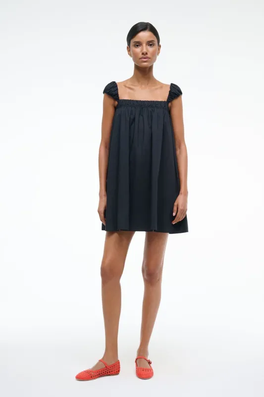 BEAU DRESS | BLACK sold by STAUD