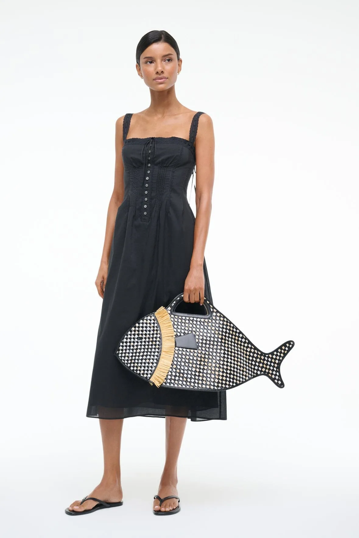 MATILDE DRESS | BLACK sold by STAUD product image thumbnail 5