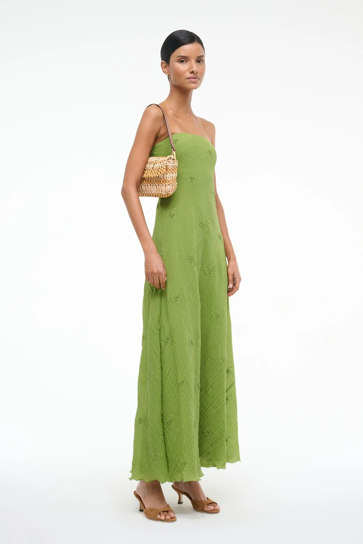 CASSIE DRESS | GARDEN GREEN sold by STAUD product image thumbnail 5
