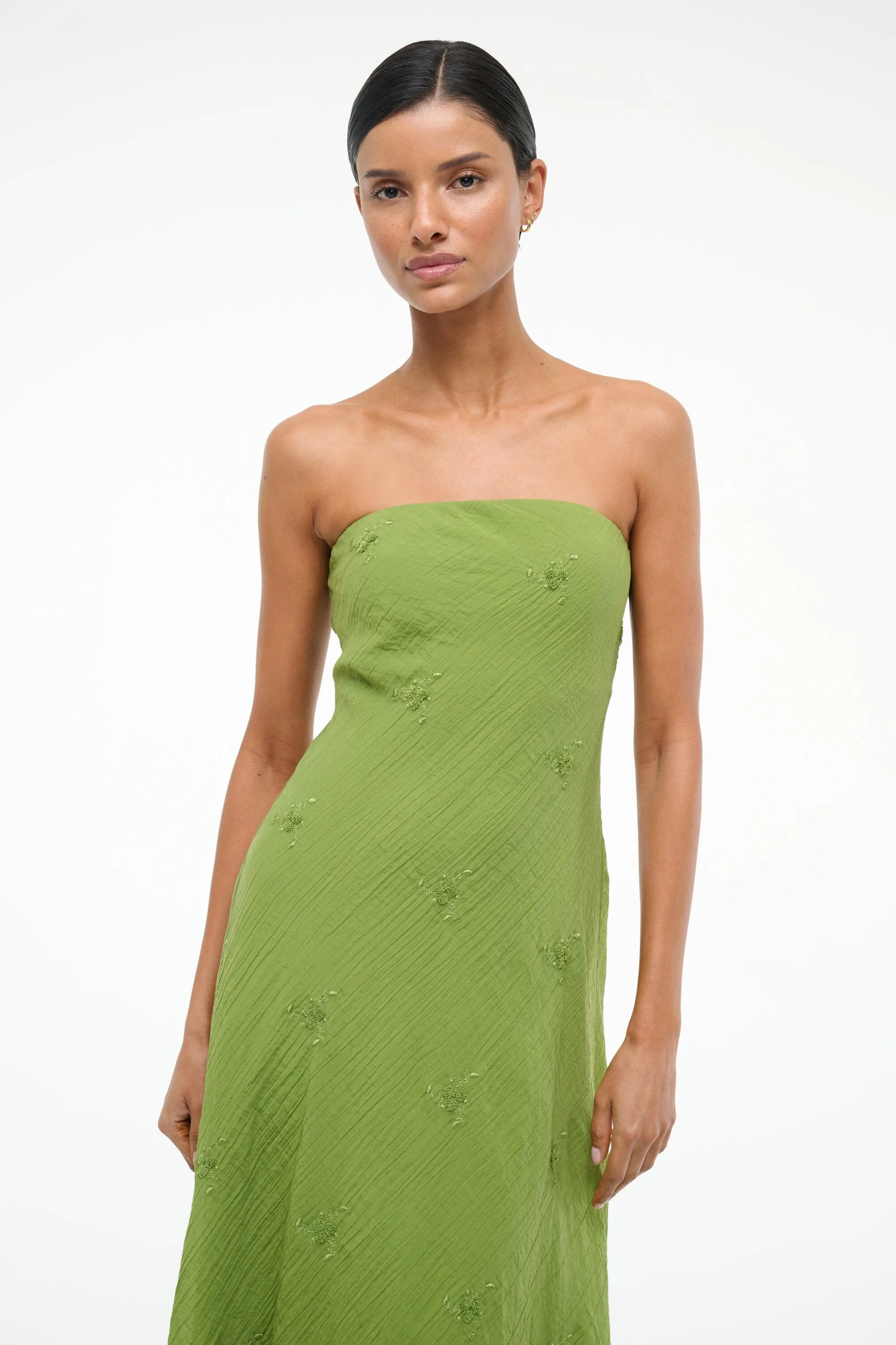 CASSIE DRESS | GARDEN GREEN sold by STAUD product image thumbnail 2