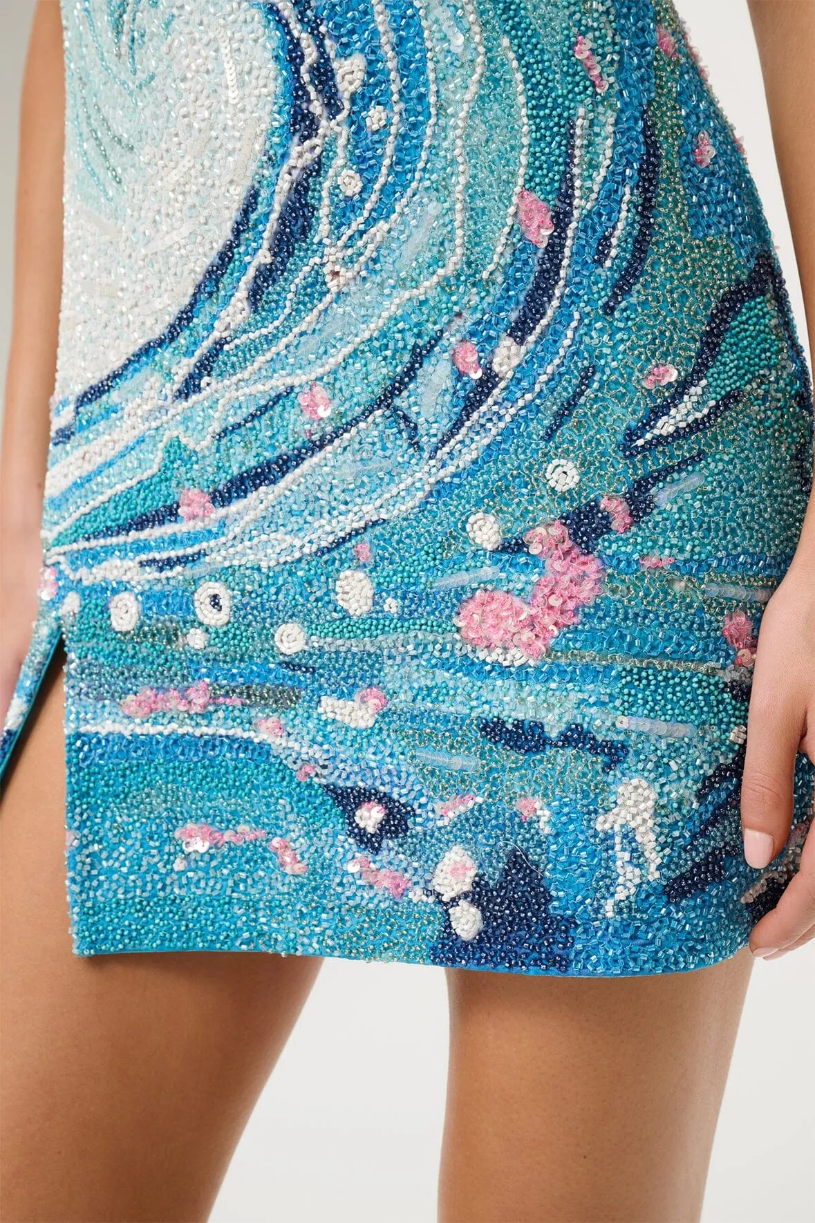 LE SABLE DRESS | TIDAL WAVE sold by STAUD product image thumbnail 3