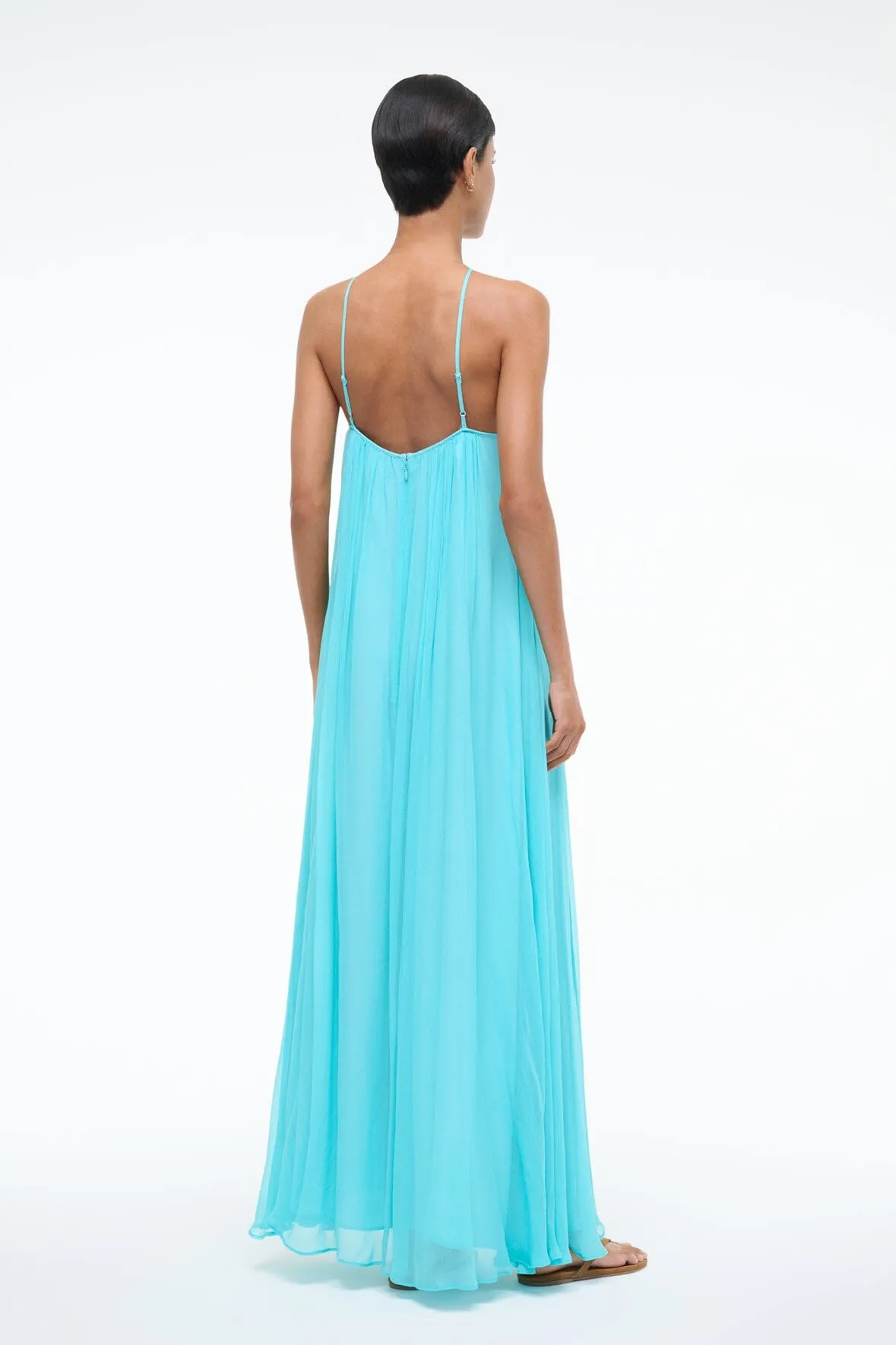 DASHA DRESS | TEAL sold by STAUD product image thumbnail 3