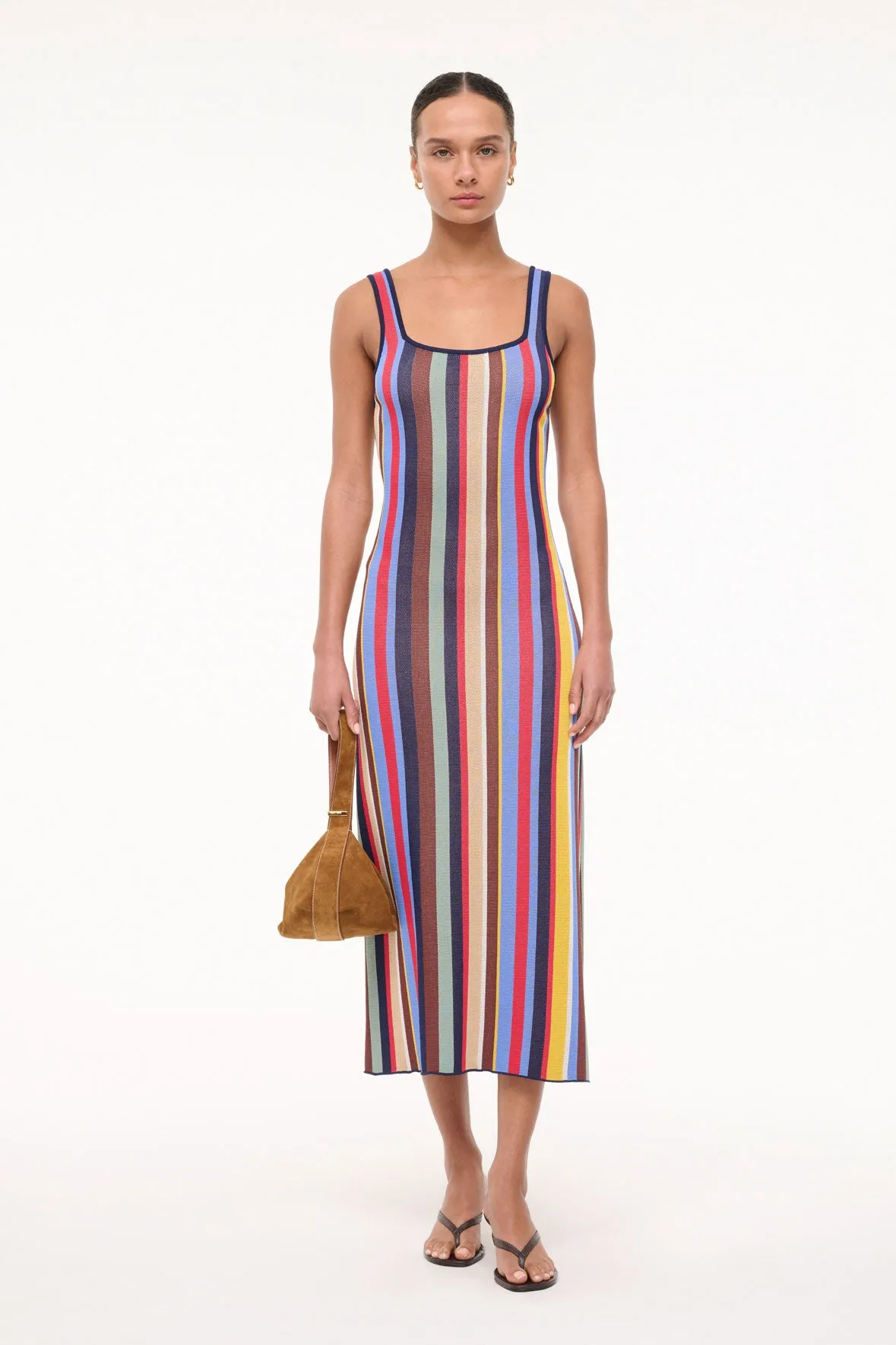 KATIE DRESS | MARKET STRIPE sold by STAUD product image thumbnail 3