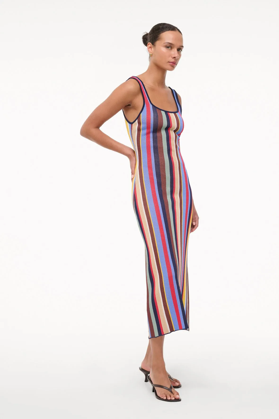 KATIE DRESS | MARKET STRIPE sold by STAUD product image thumbnail 5