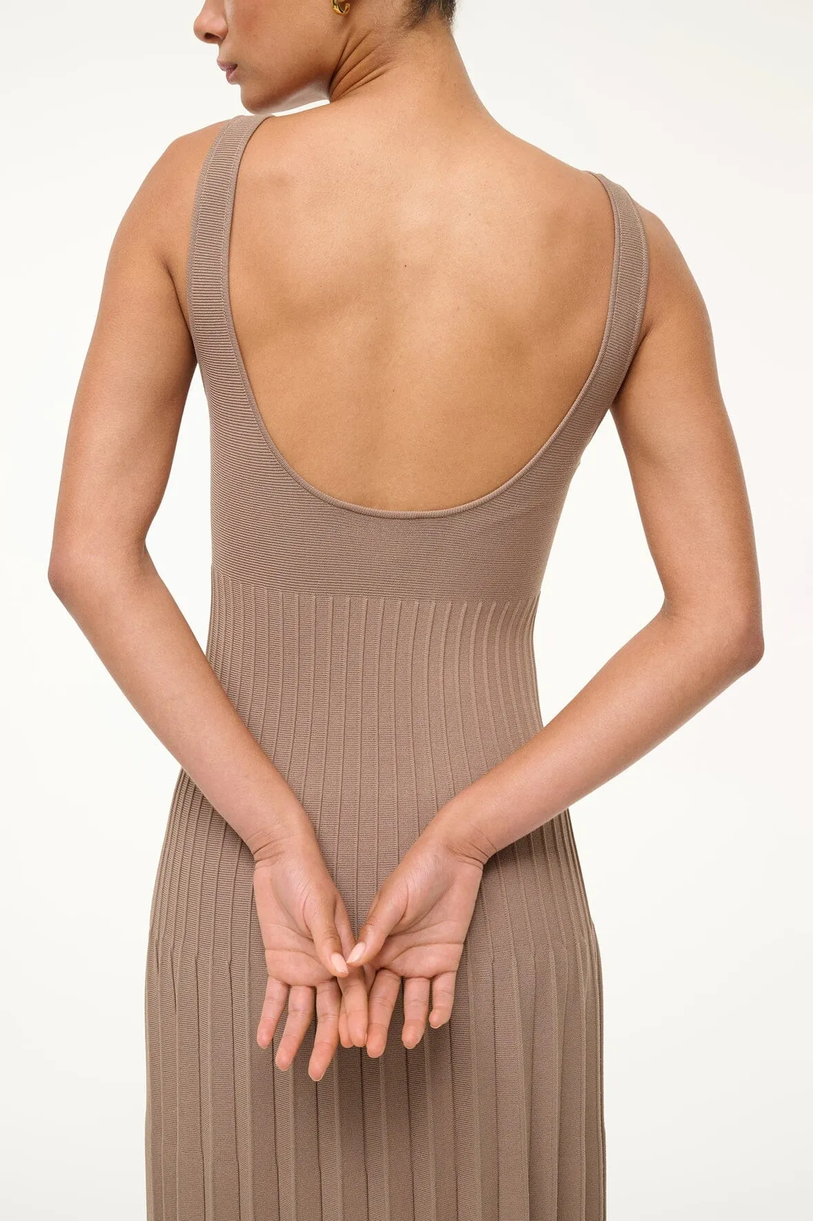 ELLISON DRESS | TAUPE sold by STAUD product image thumbnail 4