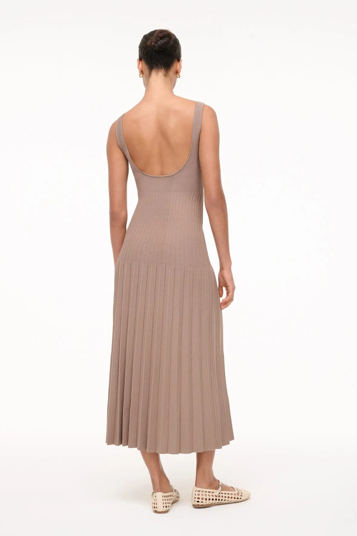ELLISON DRESS | TAUPE sold by STAUD product image thumbnail 3