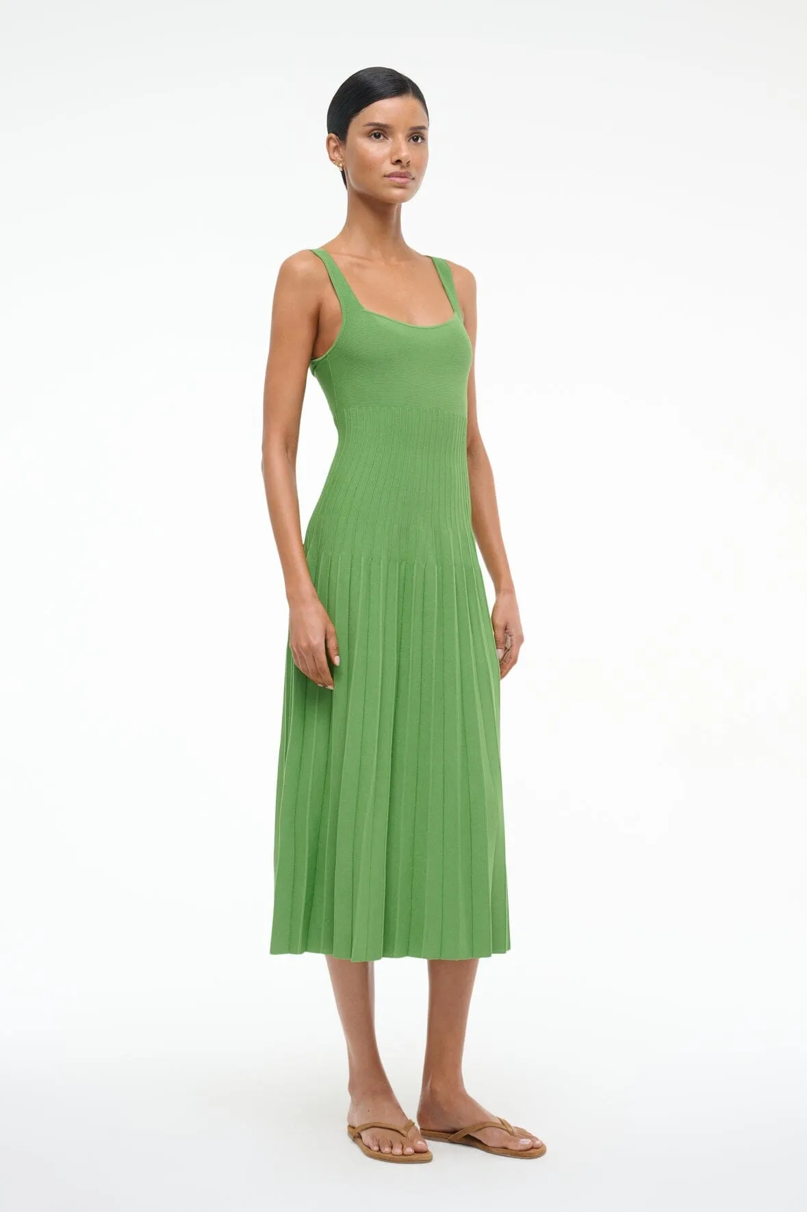 ELLISON DRESS | LEAF sold by STAUD product image thumbnail 4
