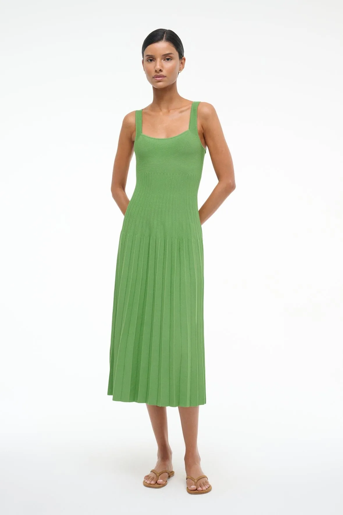 ELLISON DRESS | LEAF sold by STAUD product image thumbnail 3