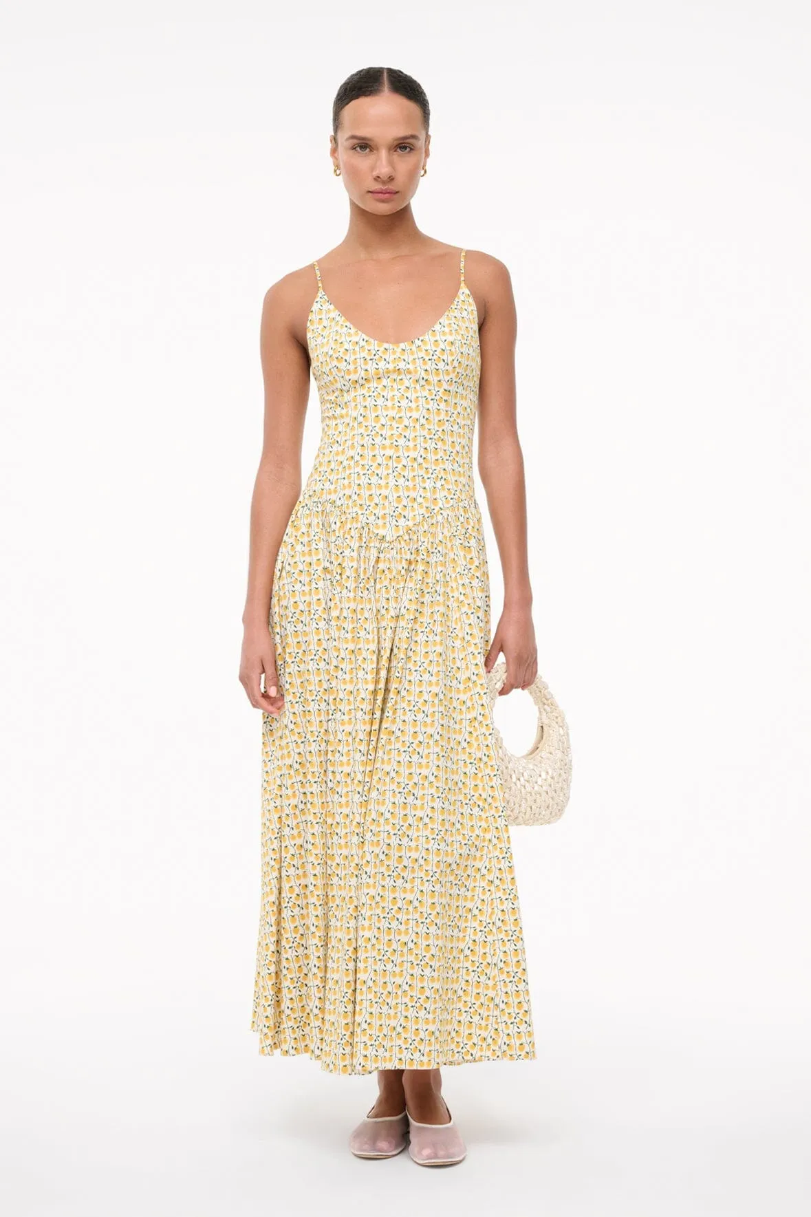 DENA DRESS | ON THE VINE GOLDEN sold by STAUD product image thumbnail 2