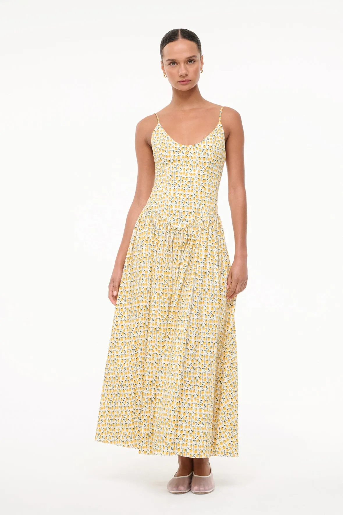 DENA DRESS | ON THE VINE GOLDEN sold by STAUD product image thumbnail 4