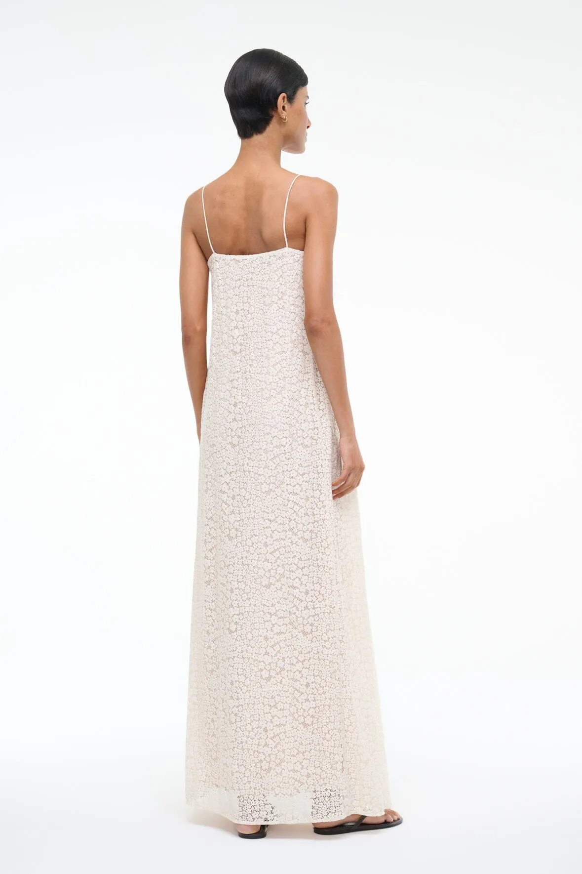 DELFINA DRESS | TINY BLOOM IVORY sold by STAUD product image thumbnail 4