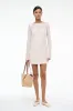 MAYA DRESS | TINY BLOOM IVORY sold by STAUD