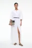 ENZO MAXI DRESS | WHITE sold by STAUD