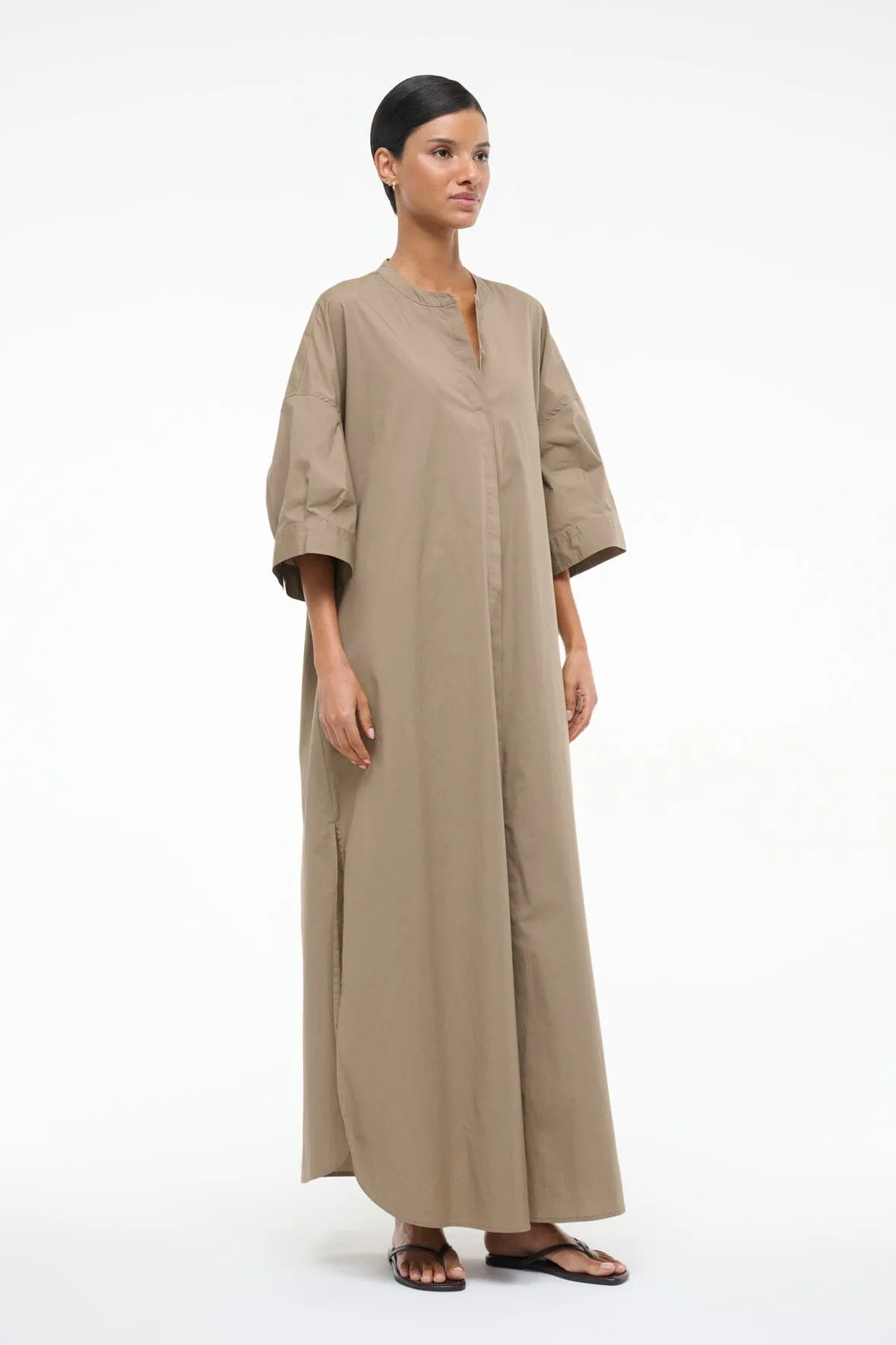 ENZO MAXI DRESS | TAUPE sold by STAUD product image thumbnail 5