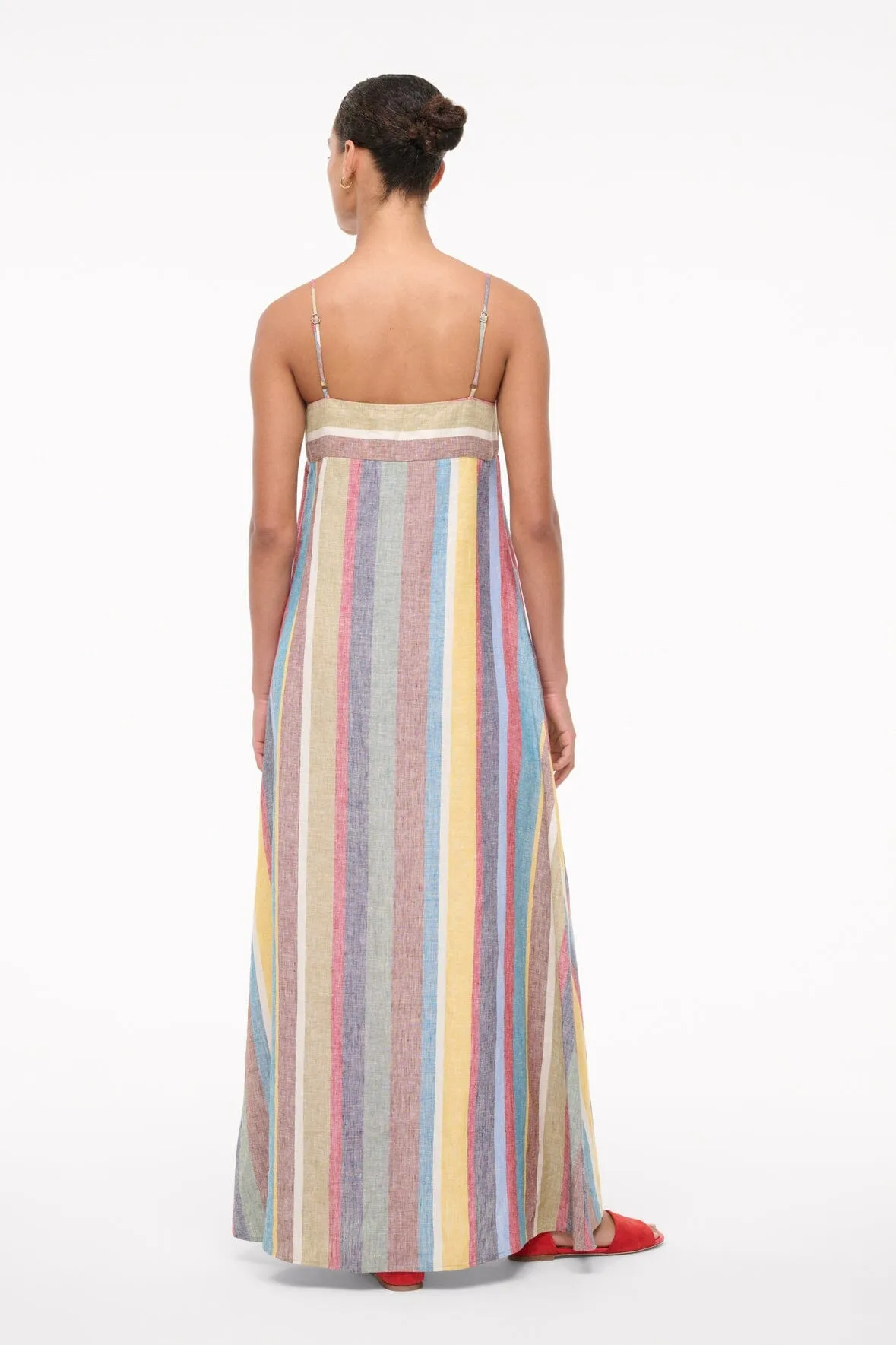 LAURA LINEN DRESS | MARKET STRIPE sold by STAUD product image thumbnail 4