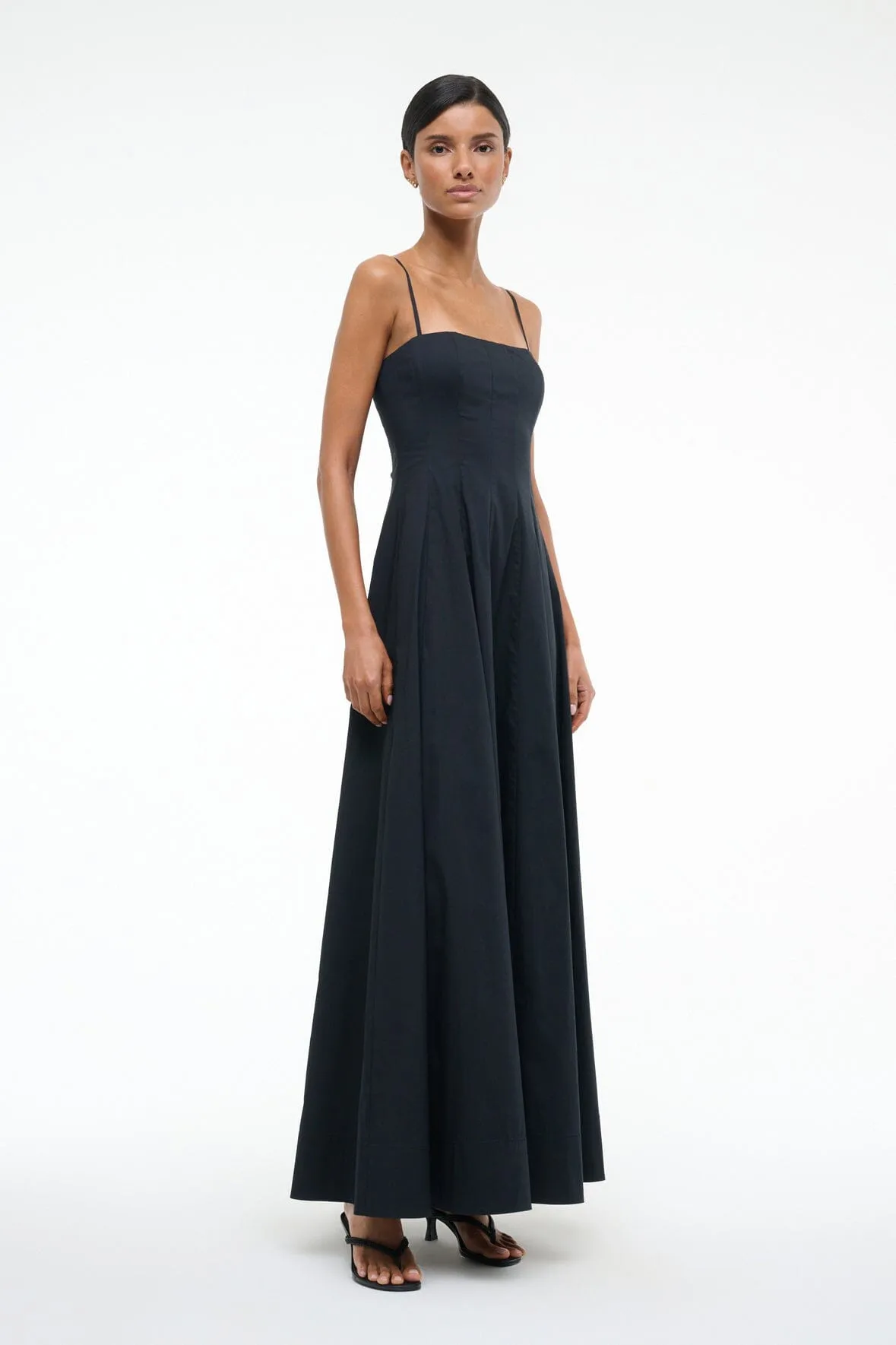 WYLIE MAXI DRESS | BLACK sold by STAUD product image thumbnail 5