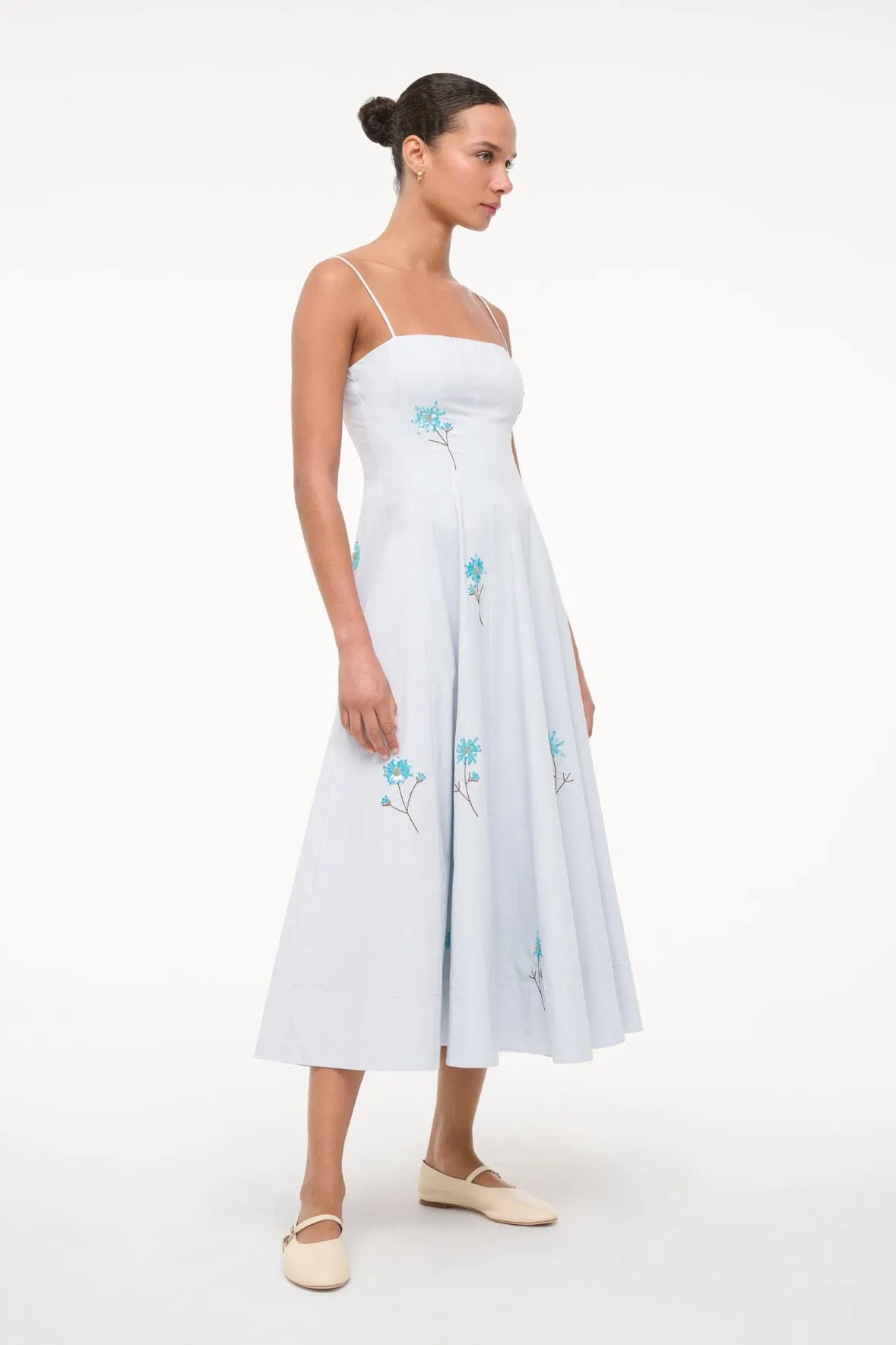 WYLIE DRESS | DANDELION SKY sold by STAUD product image thumbnail 2