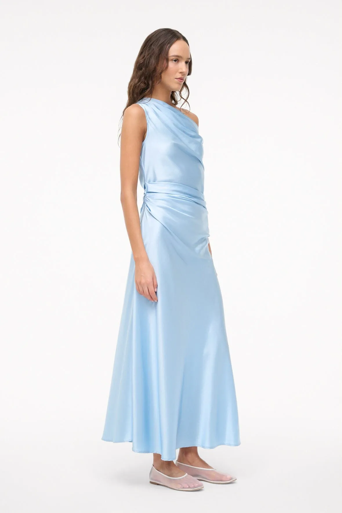 PHARE SILK DRESS | CLOUD sold by STAUD product image thumbnail 4