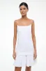 ARI MINI DRESS | WHITE sold by STAUD