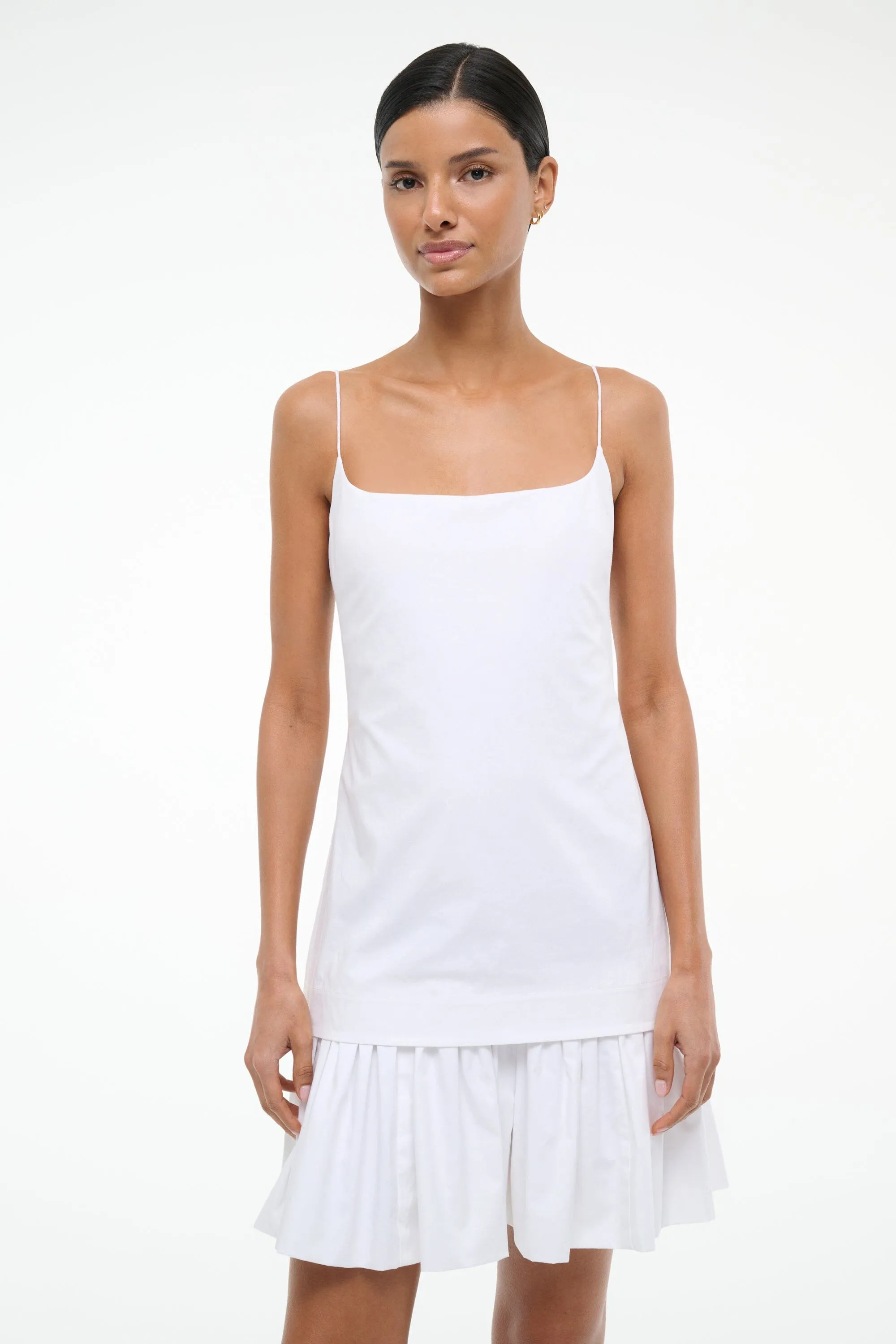 ARI MINI DRESS | WHITE sold by STAUD product image thumbnail 2